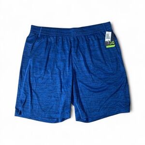 C14- DSG Men's 2X performance shorts NWT New Vibrant Blue Athletic Shorts
